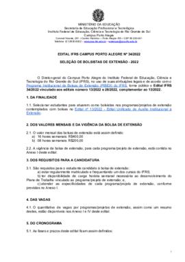 Edital 034/2022