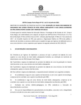 Edital 032/2022