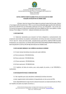 Edital 14/2020