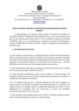 Edital 004/2023