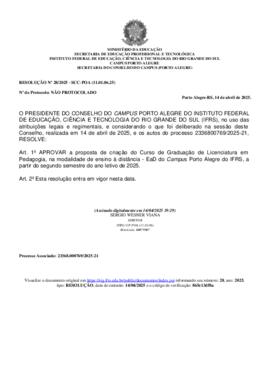 Resolução 028/2025