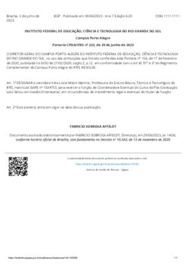 Portaria 223/2023