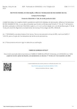 Portaria 230/2023