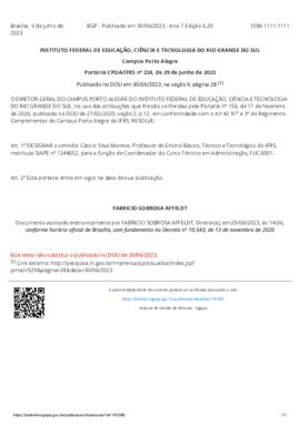 Portaria 224/2023
