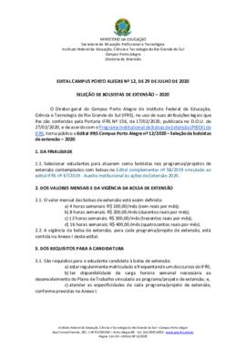 Edital 12/2020