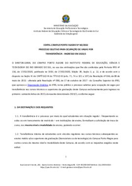 Edital 040/2022