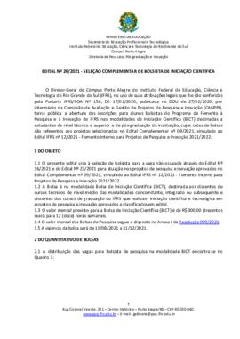 Edital 28/2021