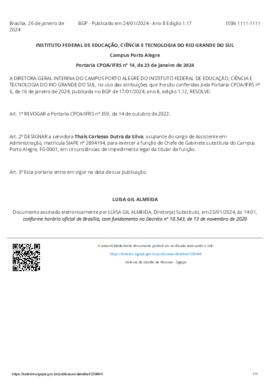 Portaria 014/2024