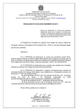 Resolução 60/2017