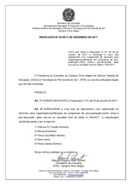 Resolução 58/2017