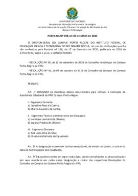 Portaria 98/2020