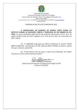 Portaria 028/2019