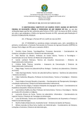 Portaria 288/2019 - revogada