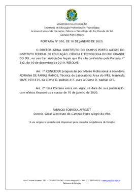 Portaria 10/2020