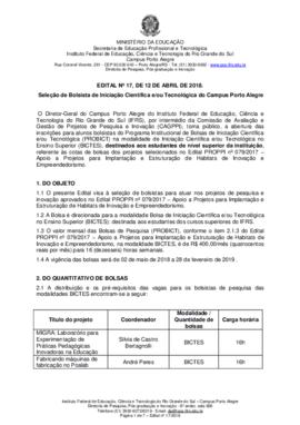 Edital 017/2018