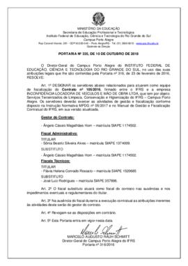 Portaria 335/ 2018