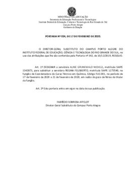 Portaria 24/2020