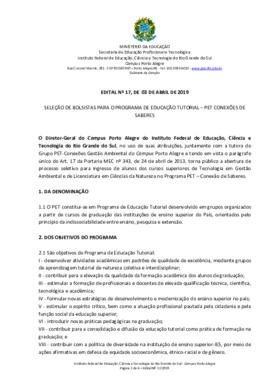 Edital 017/2019