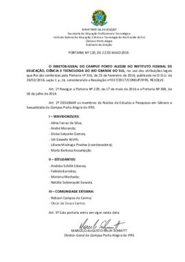 Portaria 120/2019 - revogada