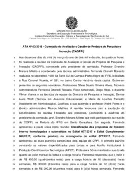 Ata CAGPPI 03/ 2018