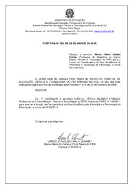 Portaria 102/2018