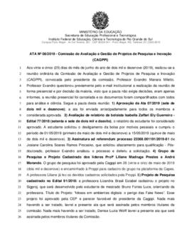 Ata CAGPPI 08/2019