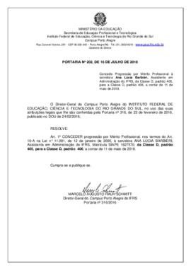 Portaria 202/2018