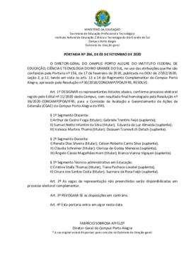 Portaria 266/2020 - revogada