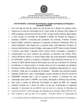 Ata CAGPPI 09/2018