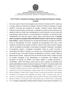 Ata CAGPPI 10/2019