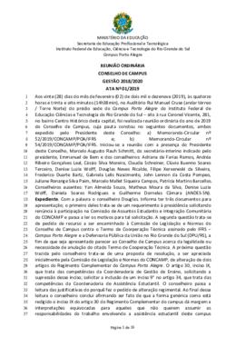 Ata 01/2019 - Reunião Ordinária