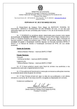 Portaria 107/2018