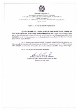 Portaria 049/ 2019