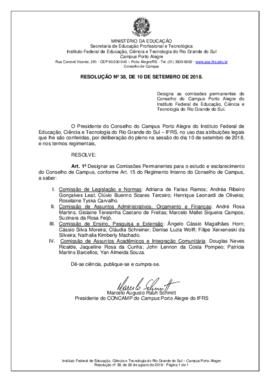 Resolução 38/2018