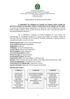 Resolução 34/2019