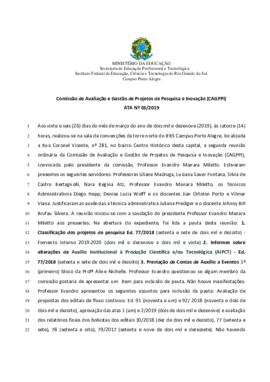 Ata CAGPPI 03/2019