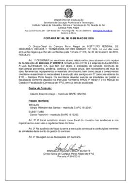 Portaria 146/2018
