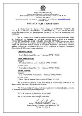 Portaria 147/2018