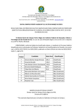 Edital 013/2019