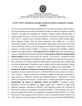 Ata CAGPPI 11/2019