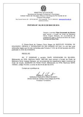 Portaria 148/2018
