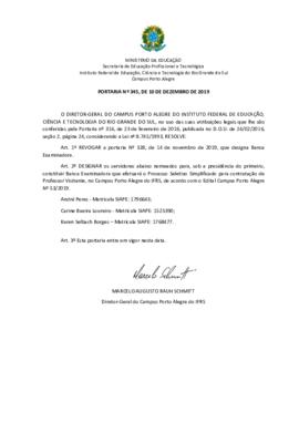 Portaria 345/2019