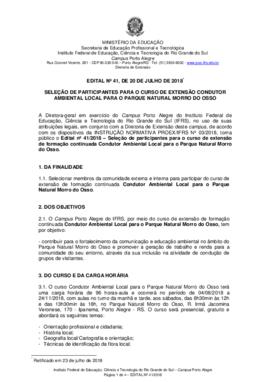 Edital 041/2018