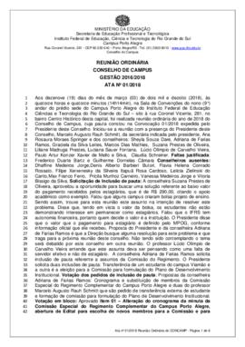 Ata 01/2018 - Reunião Ordinária