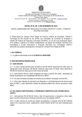 Edital 065/2018