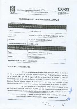 Plano de Trabalho FGTAS