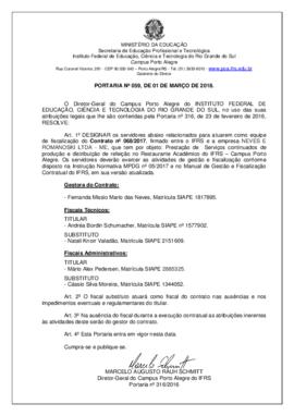 Portaria 059/2018