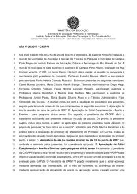 Ata CAGPPI 06/ 2017