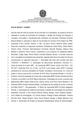 Ata CAGPPI 09/ 2017