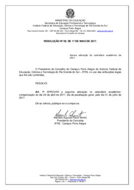 Resolução 09/2017